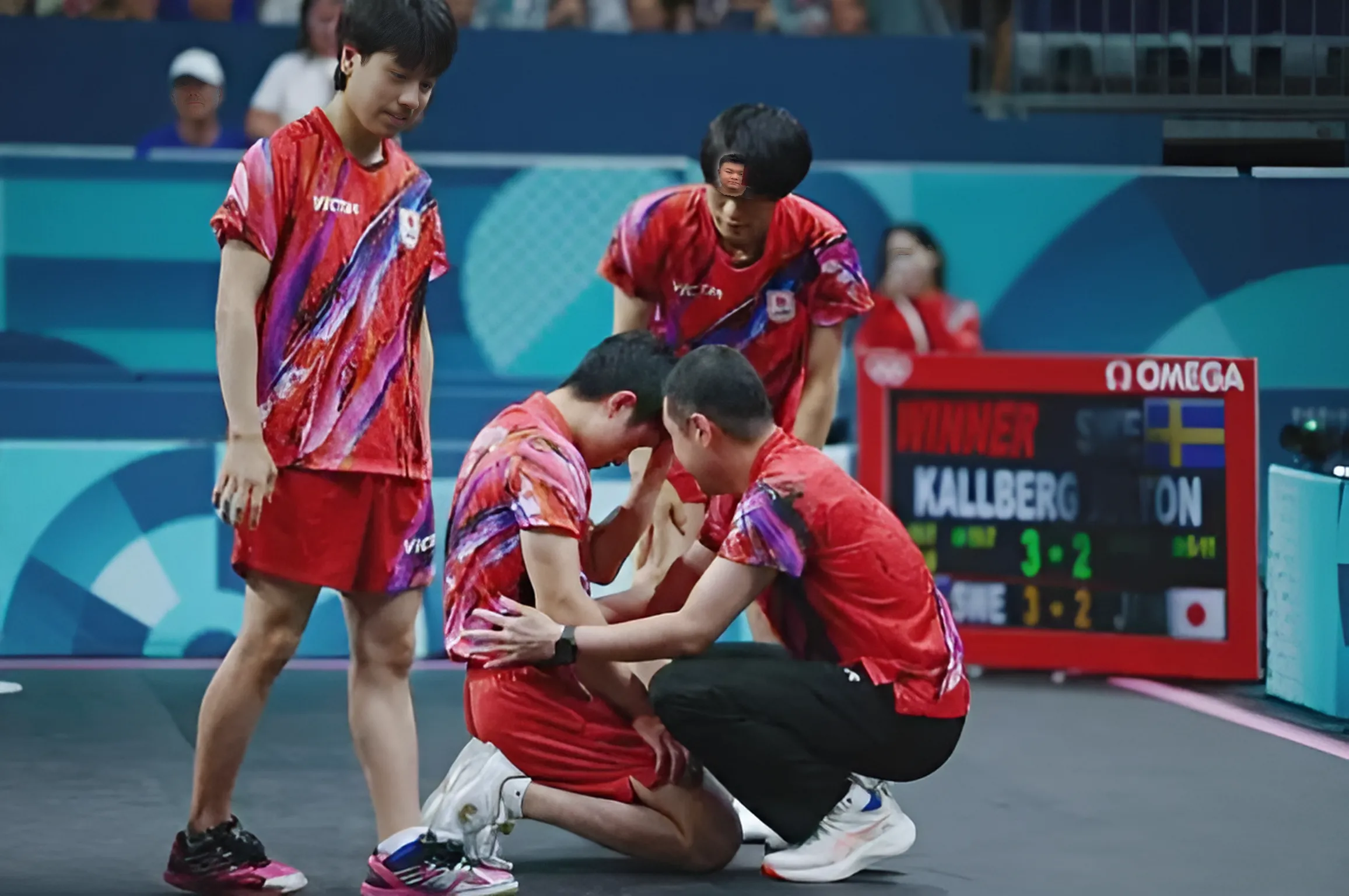 日本队轻取瑞典队，王皓惊艳四座